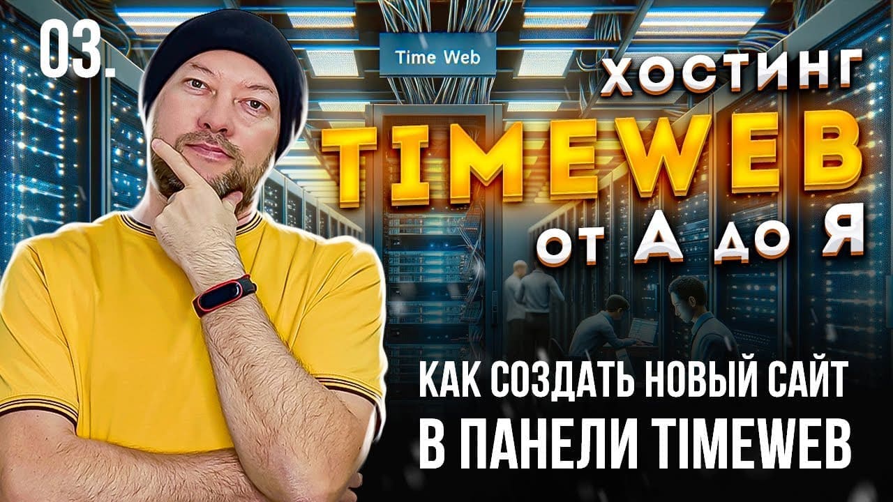 Создание сайта с панелью управления на Time Web: пошаговое руководство