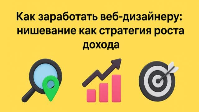 Как заработать веб дизайнеру: нишевание как стратегия роста дохода