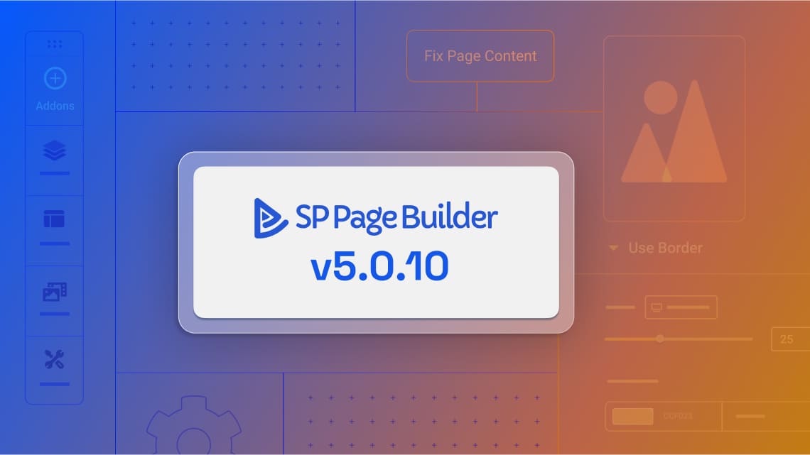 Вышло обновление SP Page Builder v5.0.10: добавили две новые функции