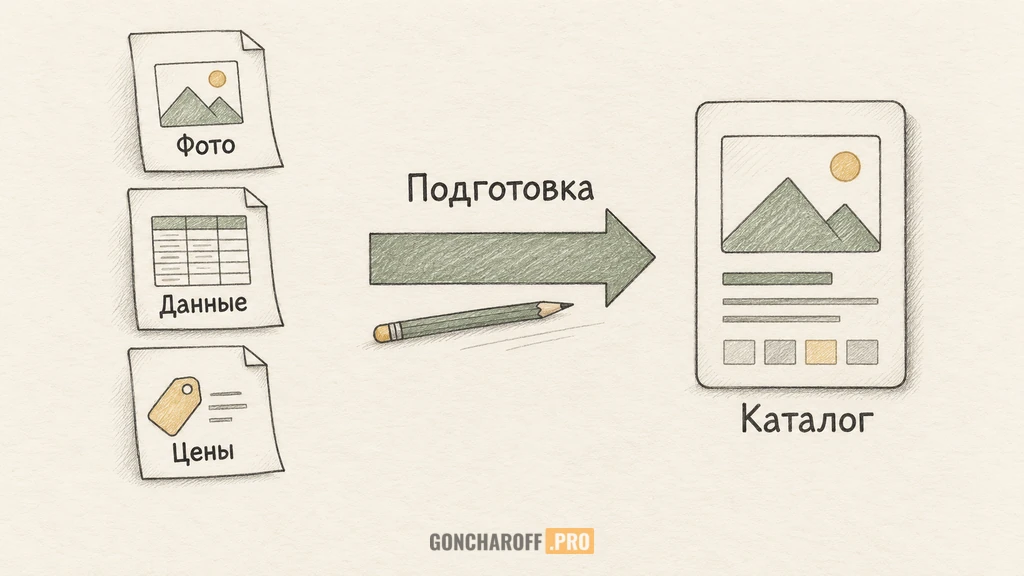 Подготовка товарных данных перед загрузкой каталога