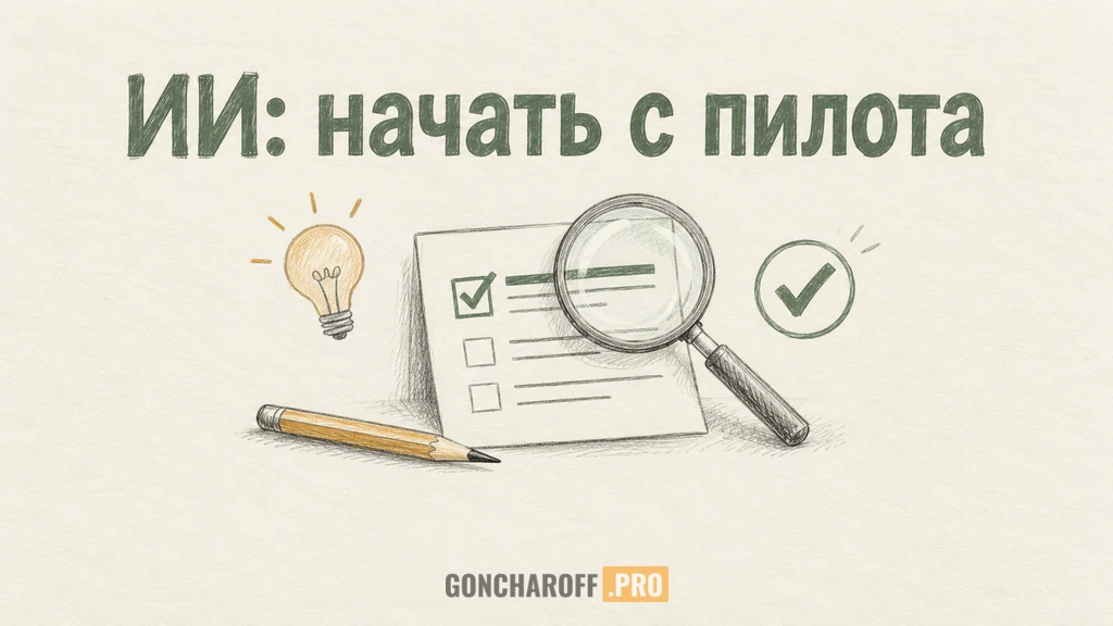 Первый пилот ИИ проверяют на ограниченной рабочей задаче