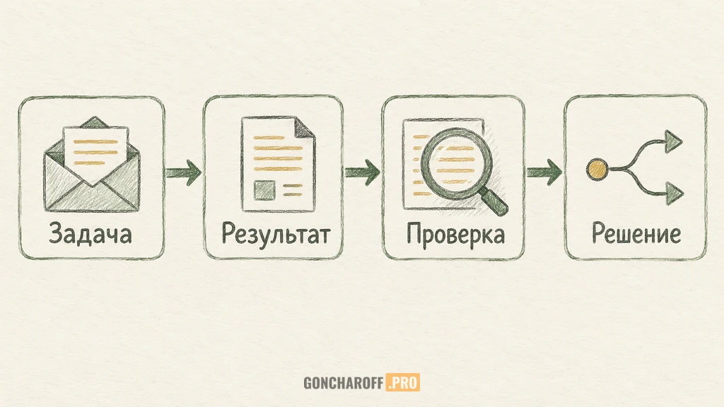 Карточка пилота ИИ: задача, результат, проверка и решение