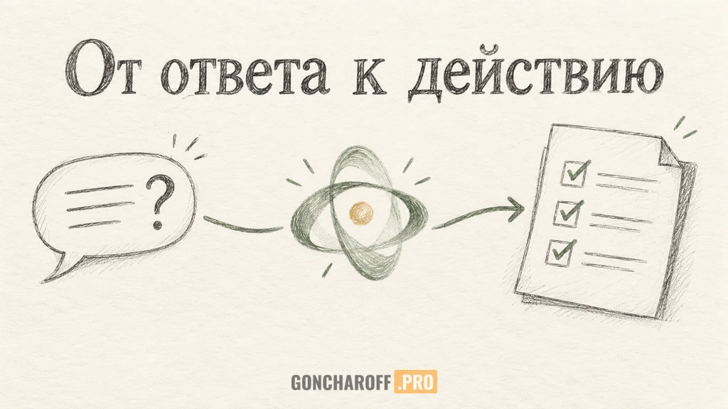 ИИ-агент помогает выполнить ограниченное действие в рабочем процессе компании