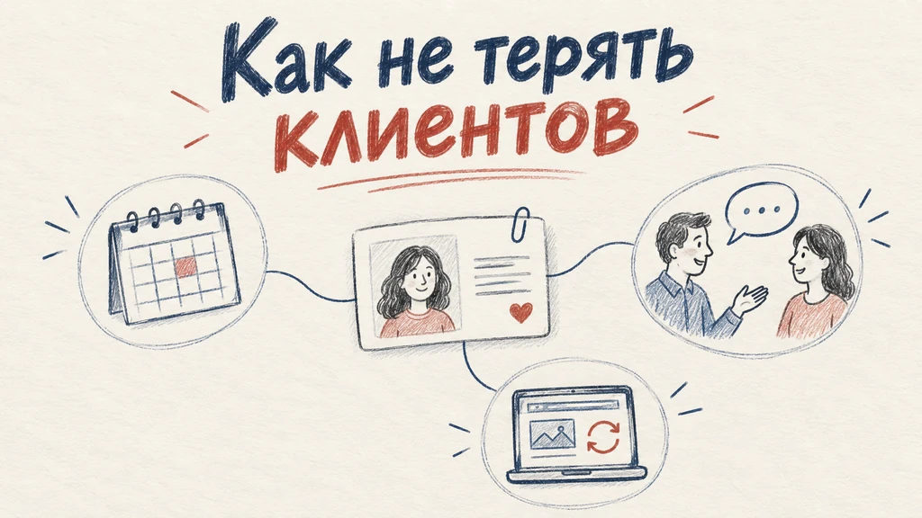 Карточки клиентов и календарь планового общения
