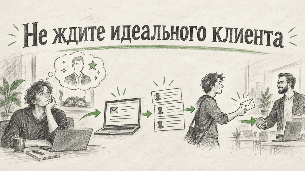 Как находить постоянных клиентов, а не ждать идеального
