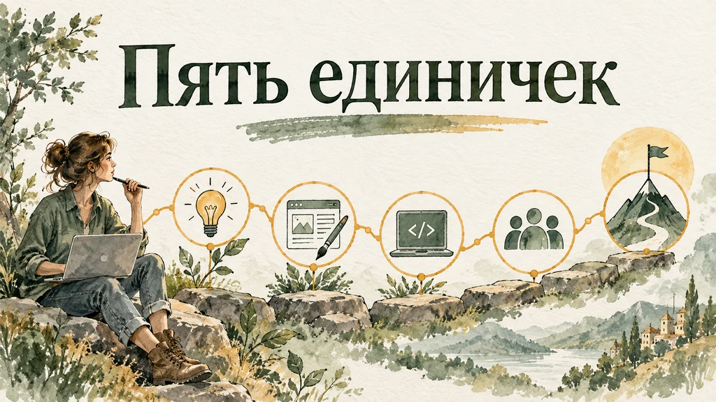 Техника пяти единичек для фрилансера и веб-студии