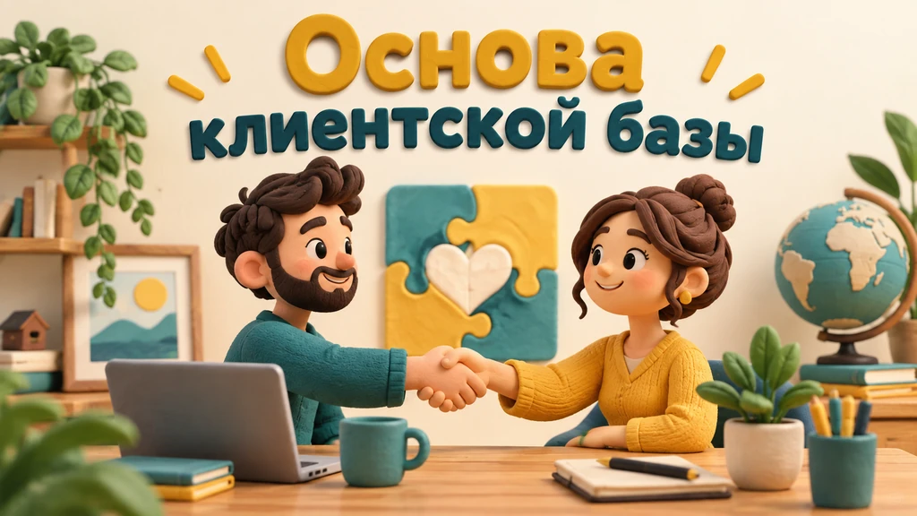 Иллюстрация о составе клиентской базы веб-студии