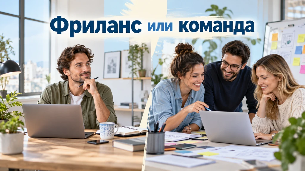 Команда фрилансеров для совместной работы над сайтами