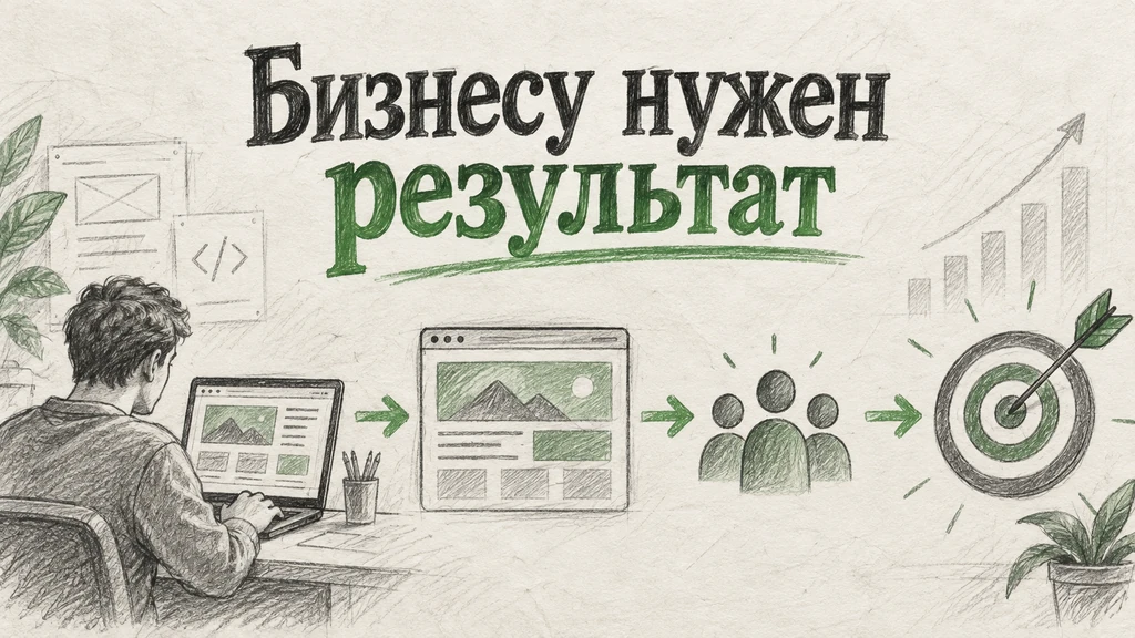Сайт показан как часть пути от посетителя к обращению в компанию