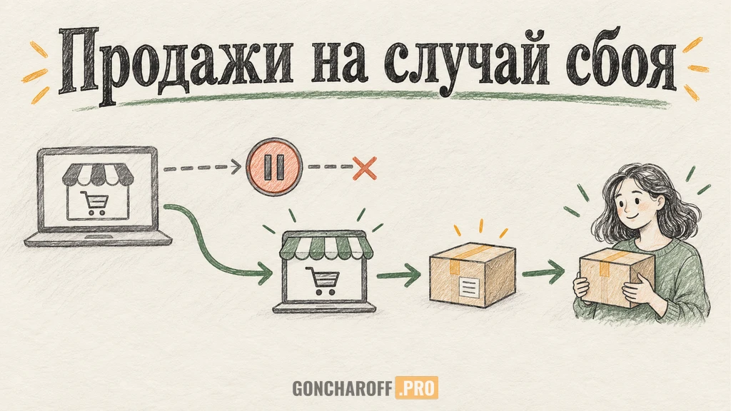 Обложка статьи «Продажи без маркетплейсов: как подготовить резервный канал на случай сбоев»